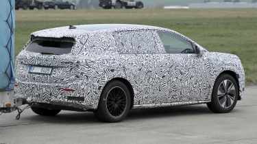 Skoda Vision 7S spy shot - rear 3/4