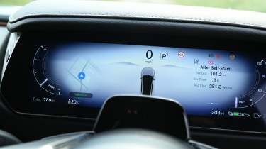 Mazda 6e in the UK - digital drivers display