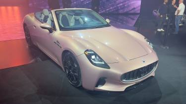 Maserati GranCabrio Folgore reveal event front