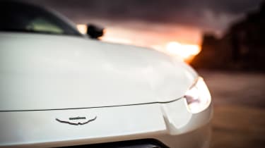 Aston Martin Vantage - front light dusk