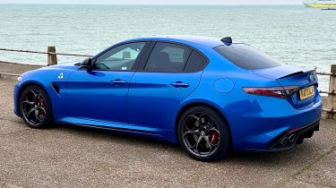 Alfa Romeo Giulia Quadrifoglio long-term test - rear angled