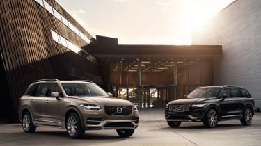 Volvo XC90 static two cars