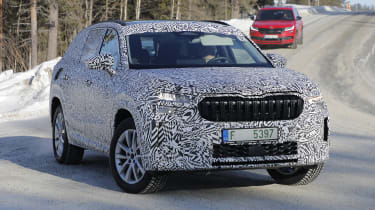 2024 Skoda Kodiaq (camouflaged) - front cornering