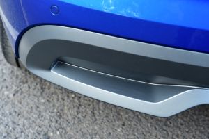 Skoda Kamiq faux exhaust detail