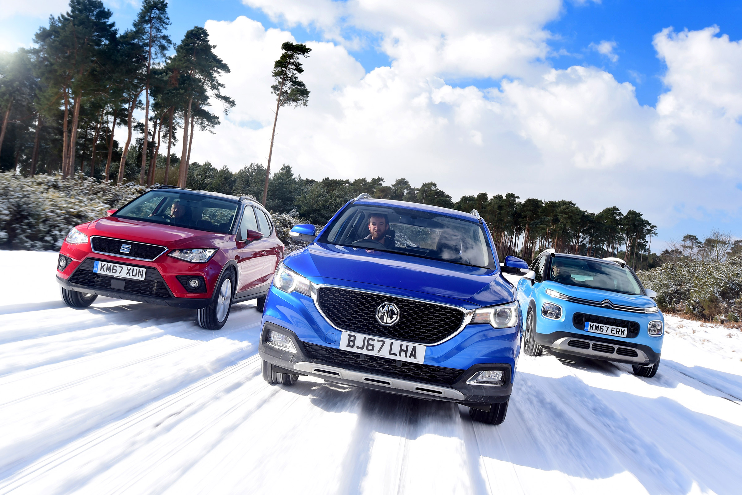 Mg Zs Vs Seat Arona Vs Citroen C3 Aircross Auto Express