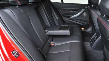 BMW 328i rear seats