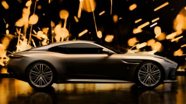 Aston Martin DB12 Goldfinger Edition - side profile