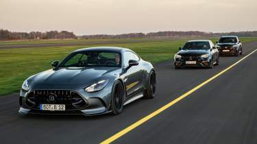 New Brabus 750 GT, 730 C63 and 730 GLC 63 front 3/4