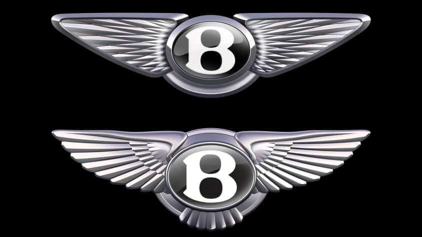 Логотип Bentley - до и после
