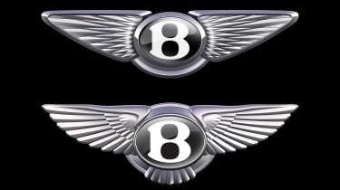 Bentley logo - before and after