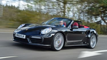 Porsche 911 Turbo Cabriolet 2016 - front tracking