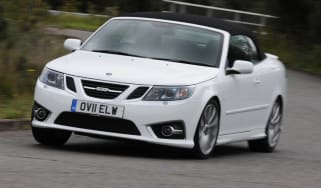 Saab 9-3 Convertible front cornering