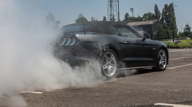 Burnout Ford Mustang
