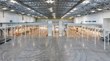 Aston Martin St Athan factory - work floor
