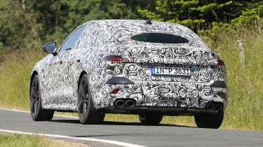 Audi A5 Sportback (camouflaged) - rear action