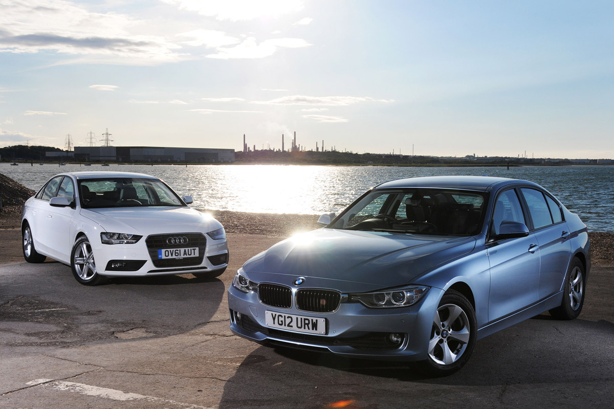 BMW 320d ED vs A4 TDIe Auto Express