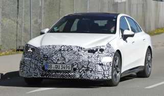 Mercedes C-Class Electric - white front 3/4