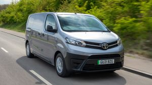 Toyota Proace Electric van - tracking front