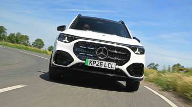 Mercedes GLB electric - front full width cornering
