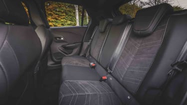 Vauxhall Corsa Electric rear seats