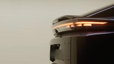 Teaser image of Toyota&#039;s upcoming electric SUV - rear 