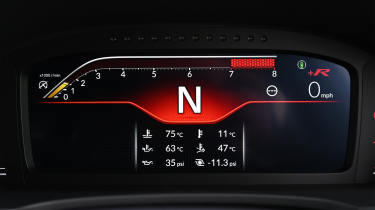 Honda Civic Type R - driver display