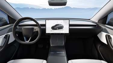 Tesla Model Y facelift - dash