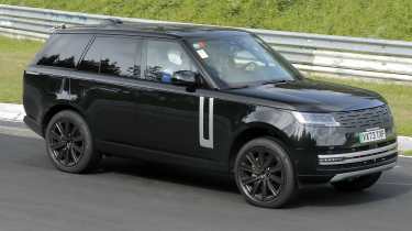 Range Rover Electric Nurburgring testing - front angled