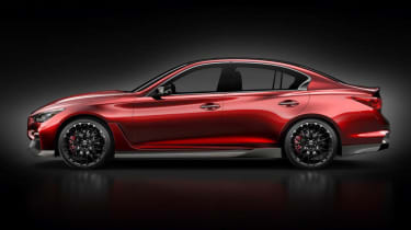 infiniti Q50 eau rouge side