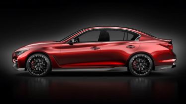 infiniti Q50 eau rouge side