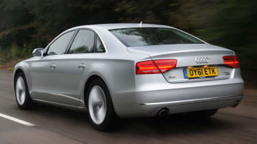 Audi A8 rear tracking