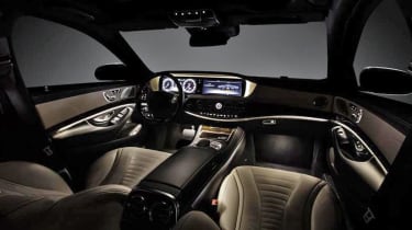 Mercedes S-Class dash