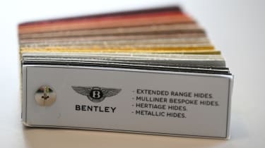 Bentley Mulliner - material swatches