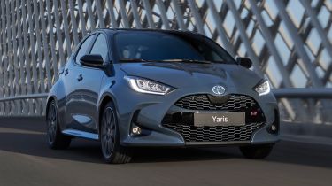 2025 Toyota Yaris GR Sport - dynamic front 3/4