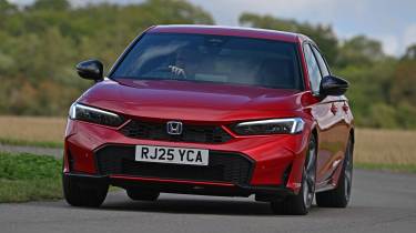 Honda Civic facelift - front cornering