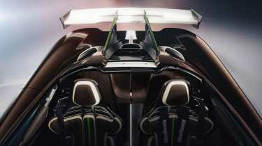 Koenigsegg Sadair&#039;s Spear - rear facing interior shot 