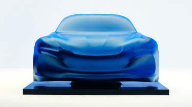Alpine A110 sculpture - full front
