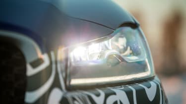 Jaguar F-Pace prototype - headlights