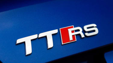 Audi TT RS Roadster badge