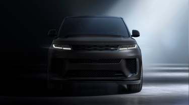 Range Rover Sport SV Ultimate black front