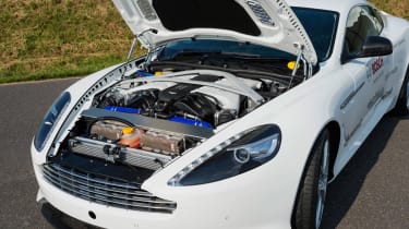 Bosch Engineering Aston Martin DB9 hybrid bonnet