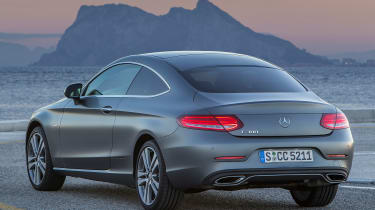 Mercedes C300 Coupe - rear static