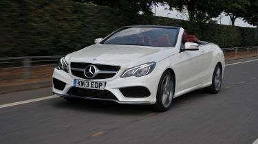 Mercedes E350 CDI Cabriolet front tracking