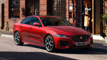 Jaguar XE - front red