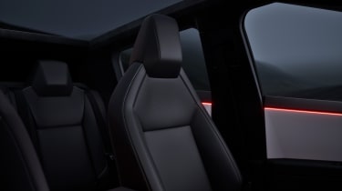 Tesla Cybertruck 2023 official seat