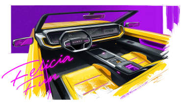 New Skoda Felecia Fun concept - interior 