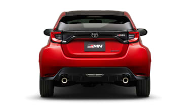 Toyota GRMN Yaris red - rear