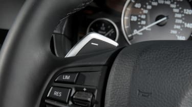 BMW 520d SE steering wheel