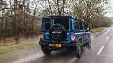 Ineos Grenadier facelift - rear tracking