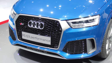 Audi RS Q3 Performance - Geneva show front close-up